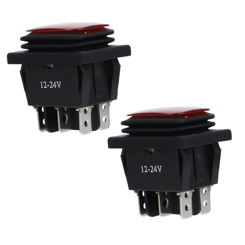 Cabilock 6 Pin 3 Way 12V Waterproof Rocker Switch On Off For Boat Car Home Appliances - Image 1